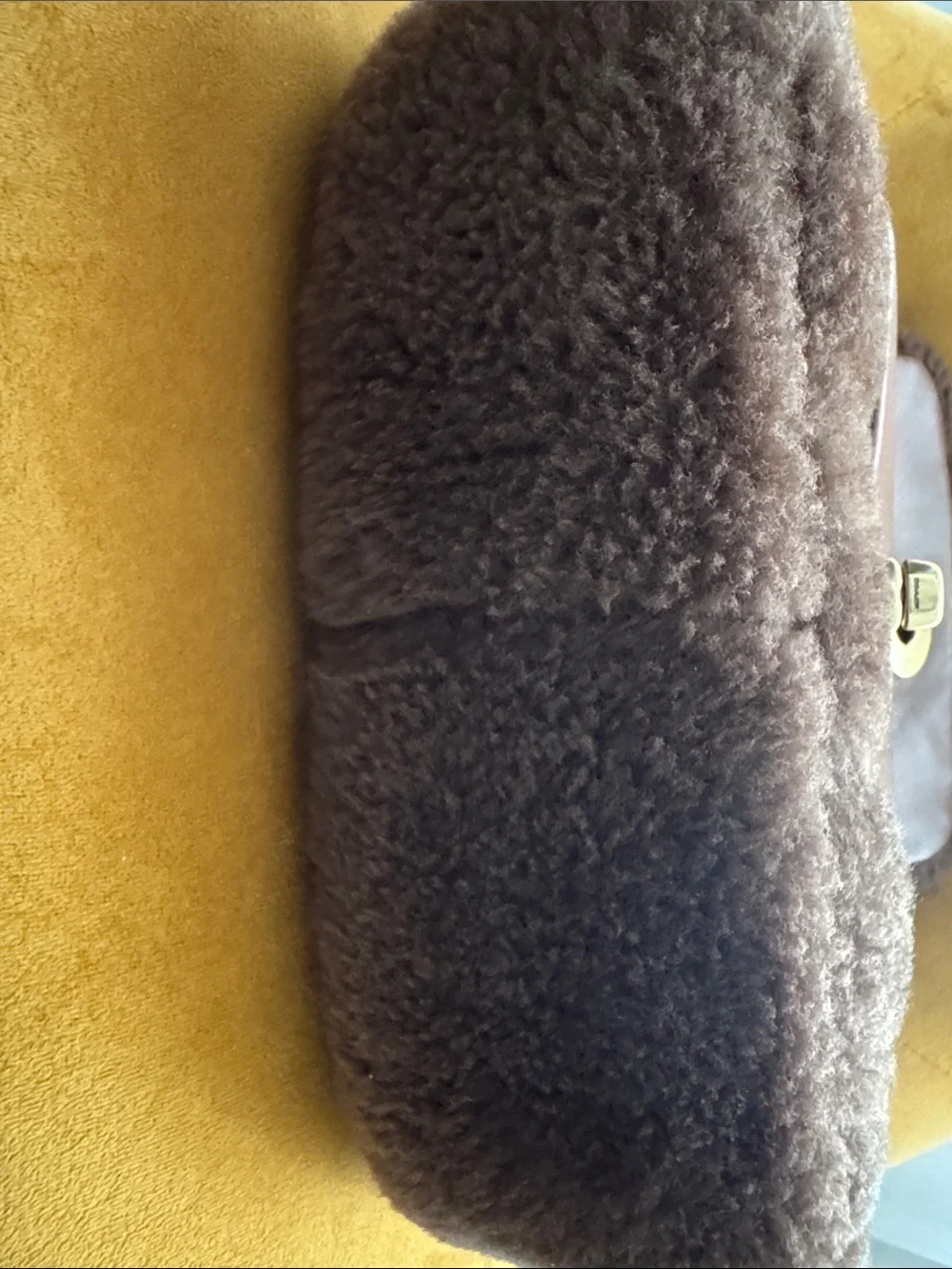 Coach Shearling Pillow Madison Shoulder Bag